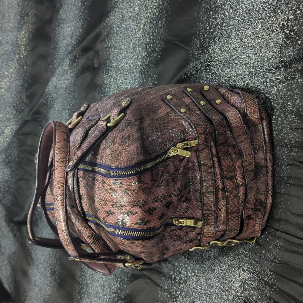 Authentic Jimmy Choo Python Shoulder Bag - image 8